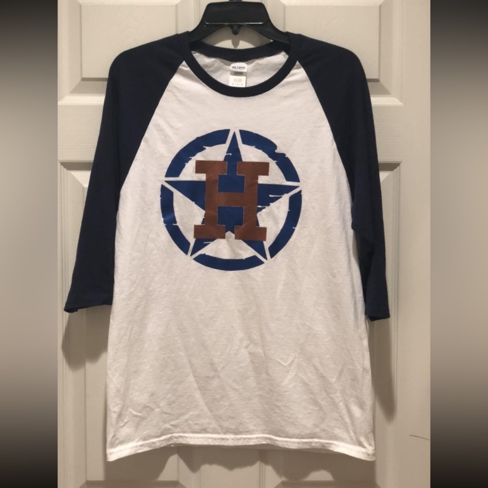 Houston Astros Baseball ⚾️ 3/4 sleeve T-shirt sz medium